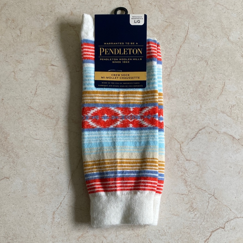 NWT Pendleton Merino Wool Crew Socks